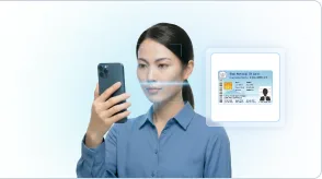 ภาพตัวอย่าง eKYC ยืนยันตัวตนผู้เรียนด้วย face match และบัตรประชาชน